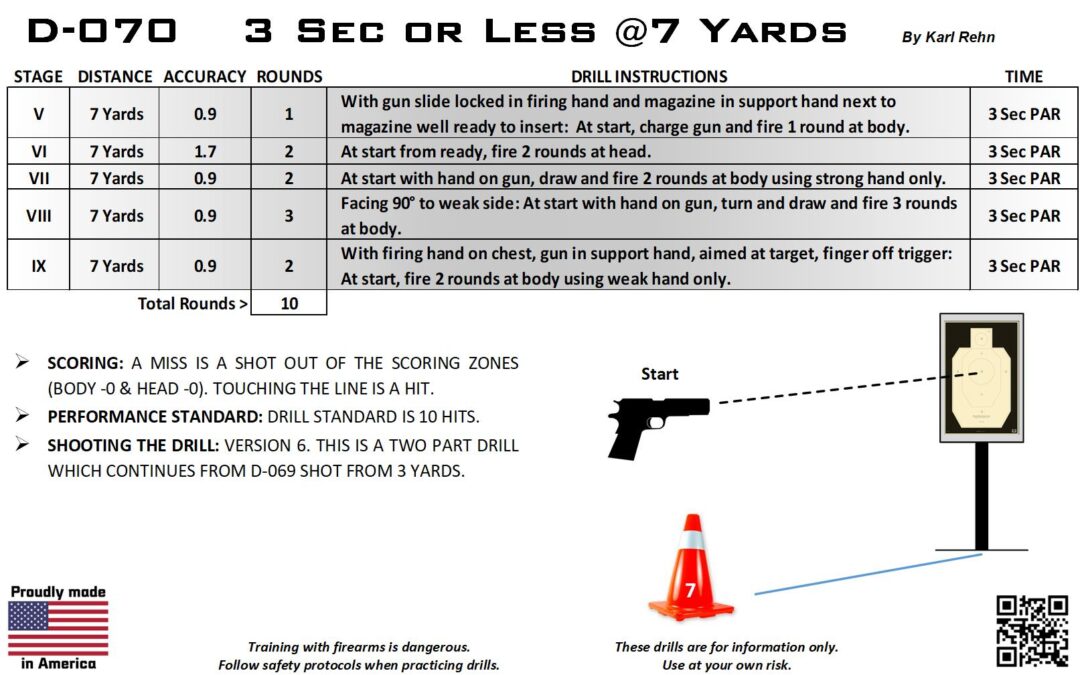 D-070 3 Sec or Less @ 7 Yards