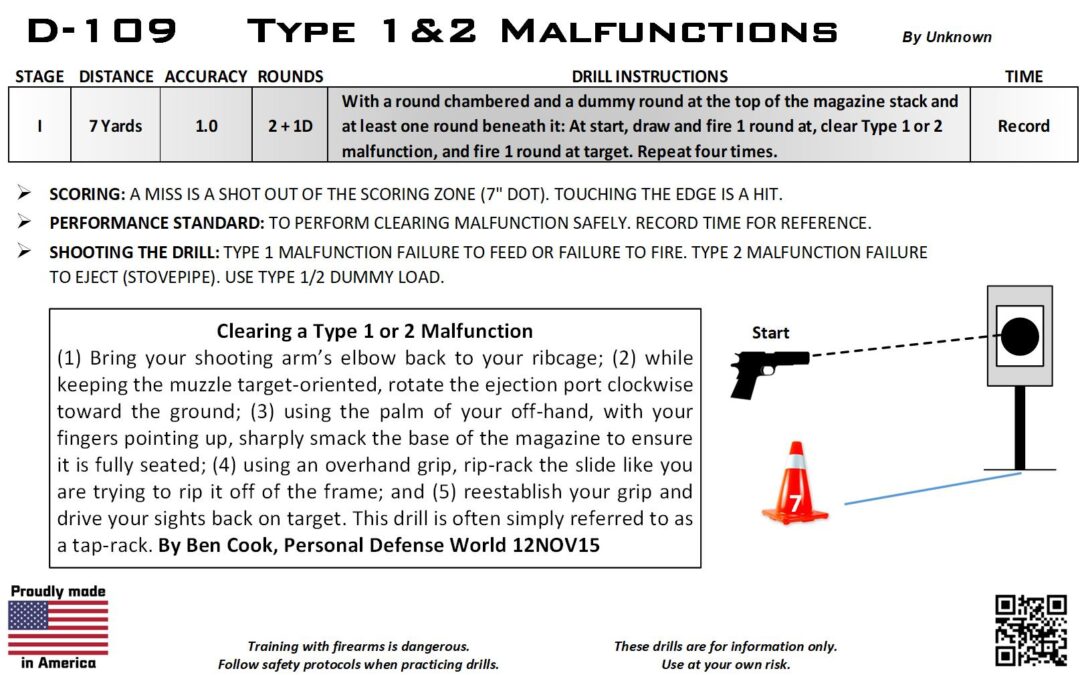 D-109 Type 1 & 2 Malfunctions